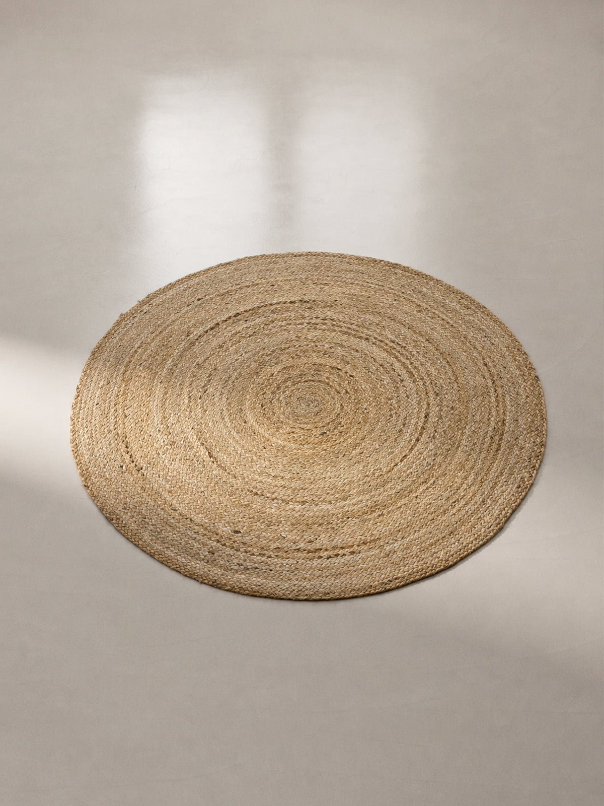 Alfombra Redonda de Yute Natural Ø120 cm