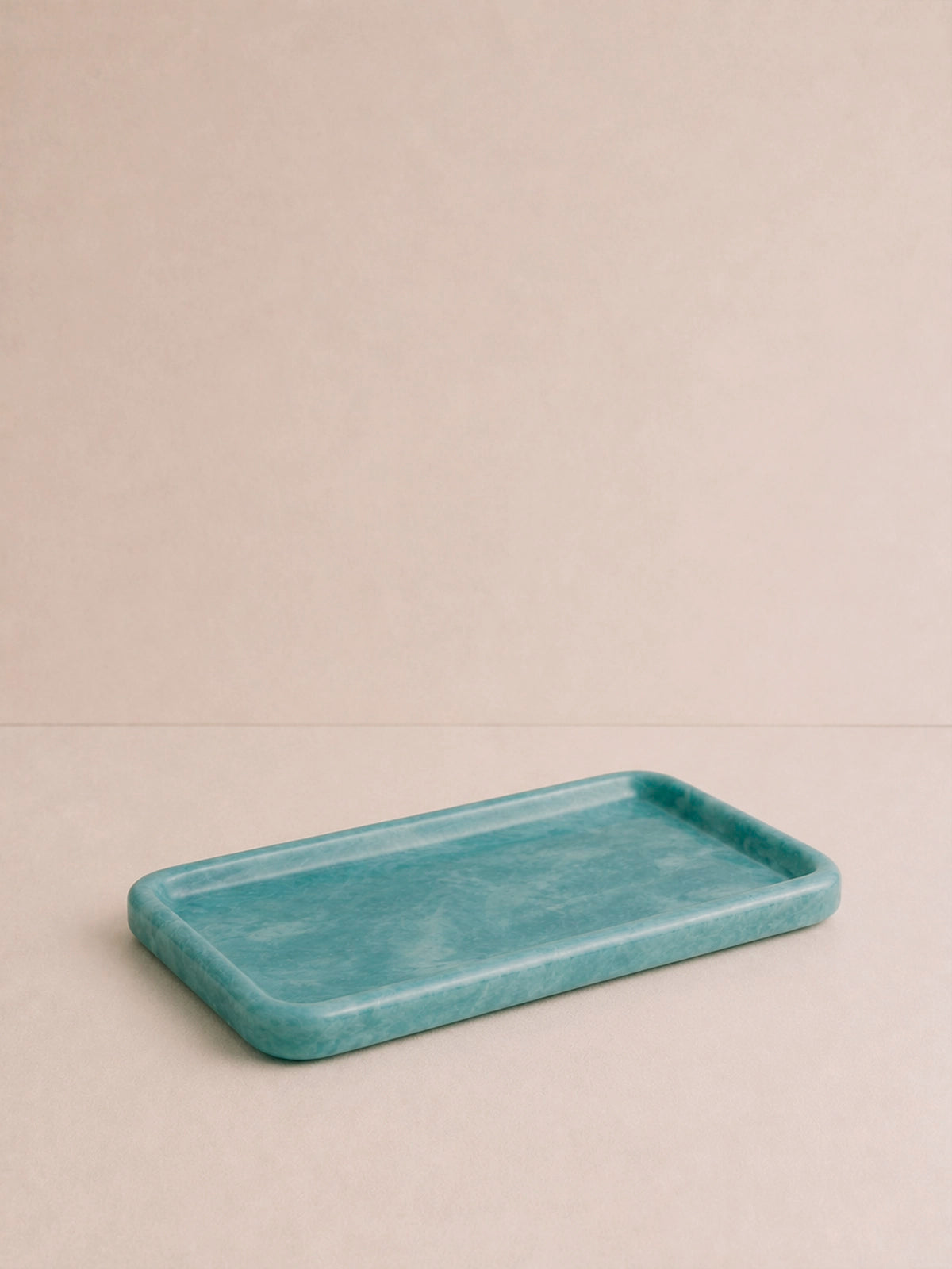 Bandeja de resina Turqueta blanca 20 x 15 x 1,5 cm