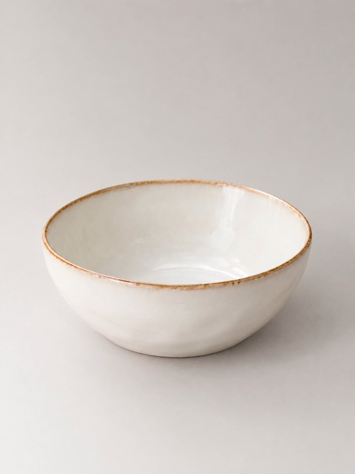 Bol Duna de gres blanco Ø15,3 cm