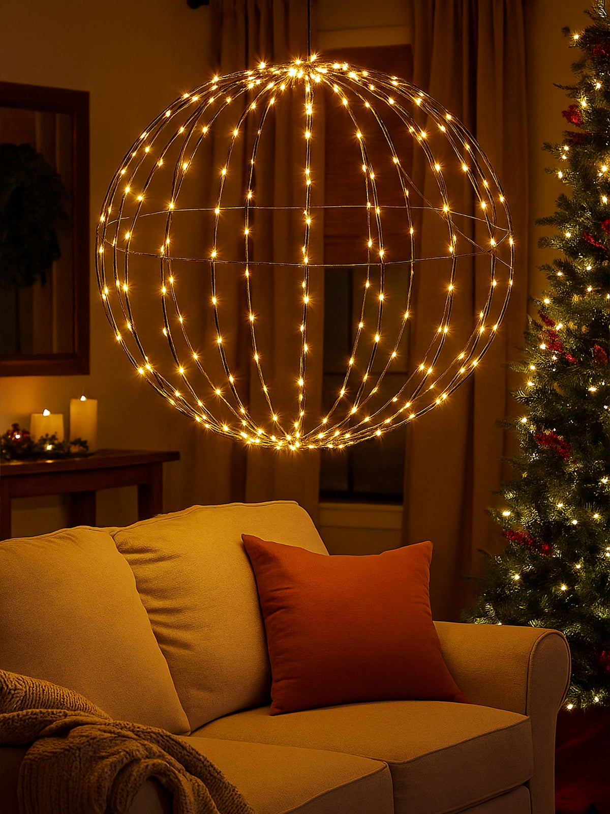 Bola luces mágicas 260 leds Ø40cm