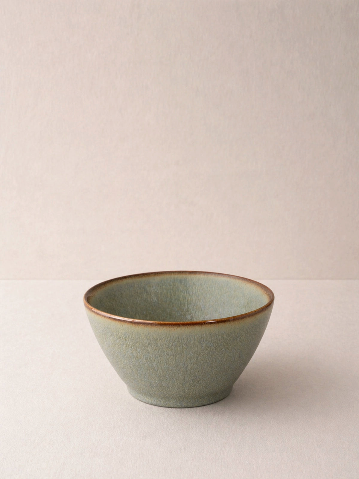 Bol de Cerámica Verde Jade 14x8 cm | Cuenco Decorativo para Desayuno, Snacks y Aperitivos