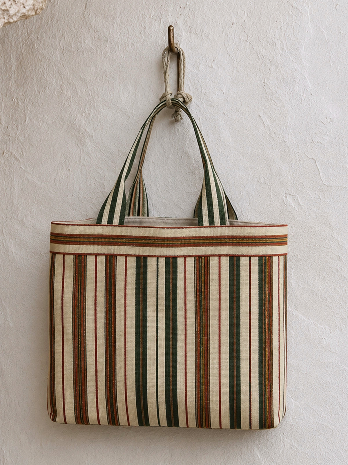 Bolsa tote bag de playa Caleta de plástico reciclado 34 x 15 x 41 cm