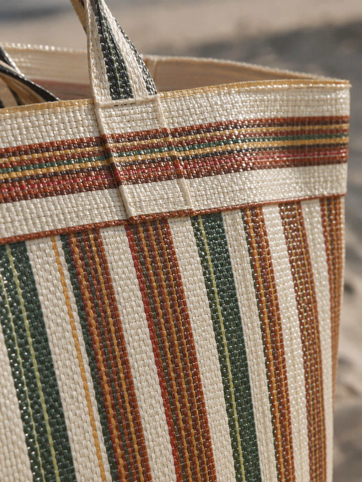 Bolsa tote bag de playa Caleta de plástico reciclado XXL
