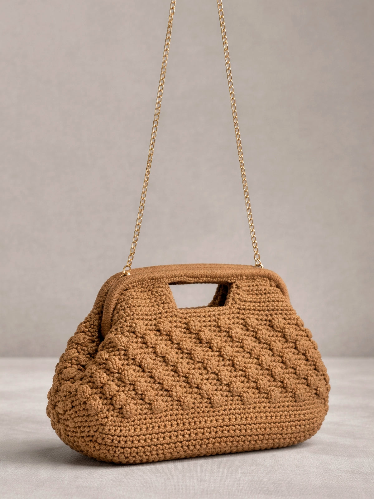 Bolso Clutch Nara de crochet en algodón