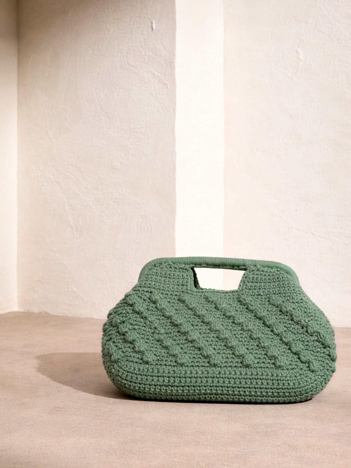 Bolso Clutch Nara de crochet en algodón