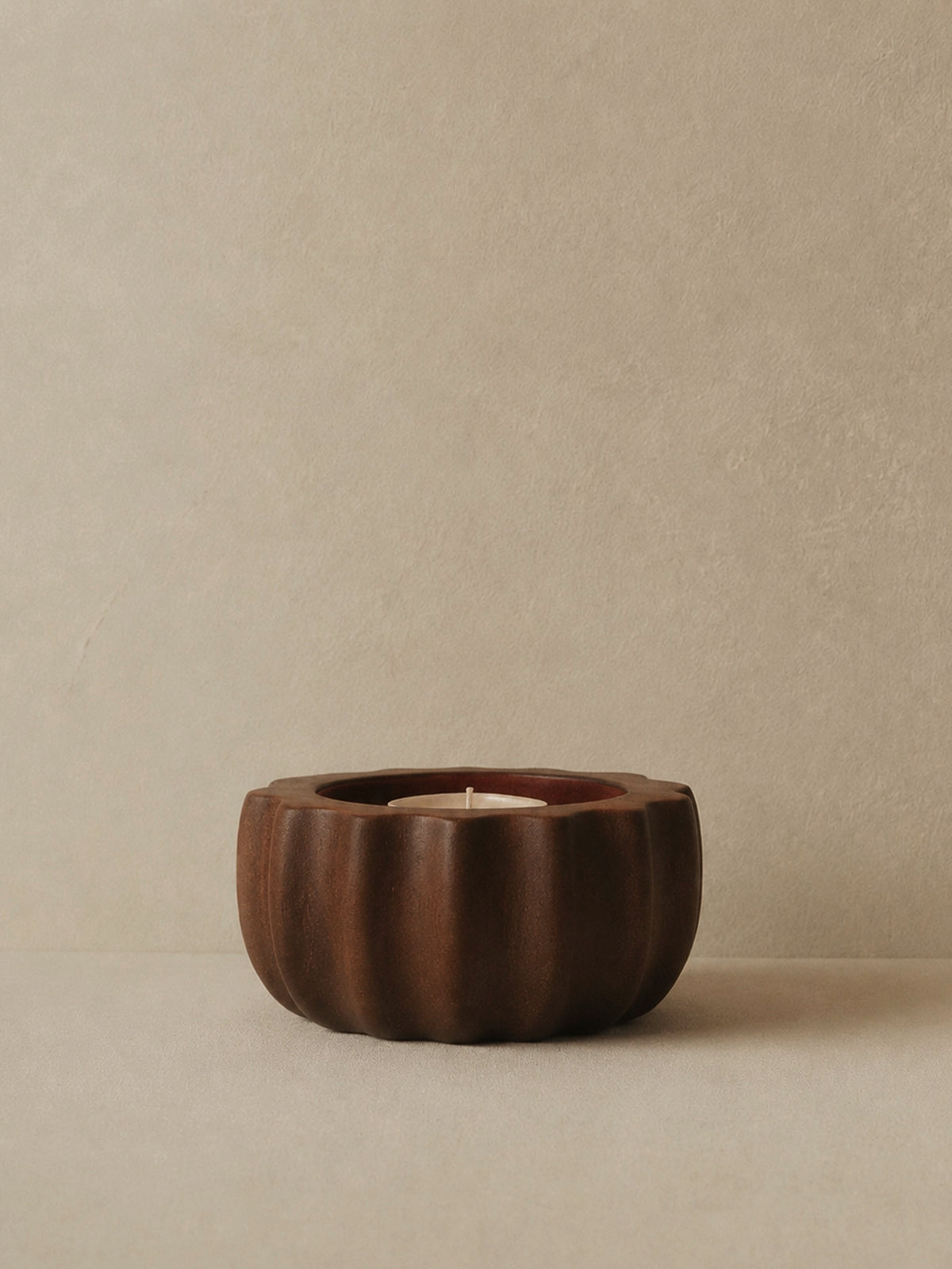 Centro decorativo de madera Cacao 16 cm