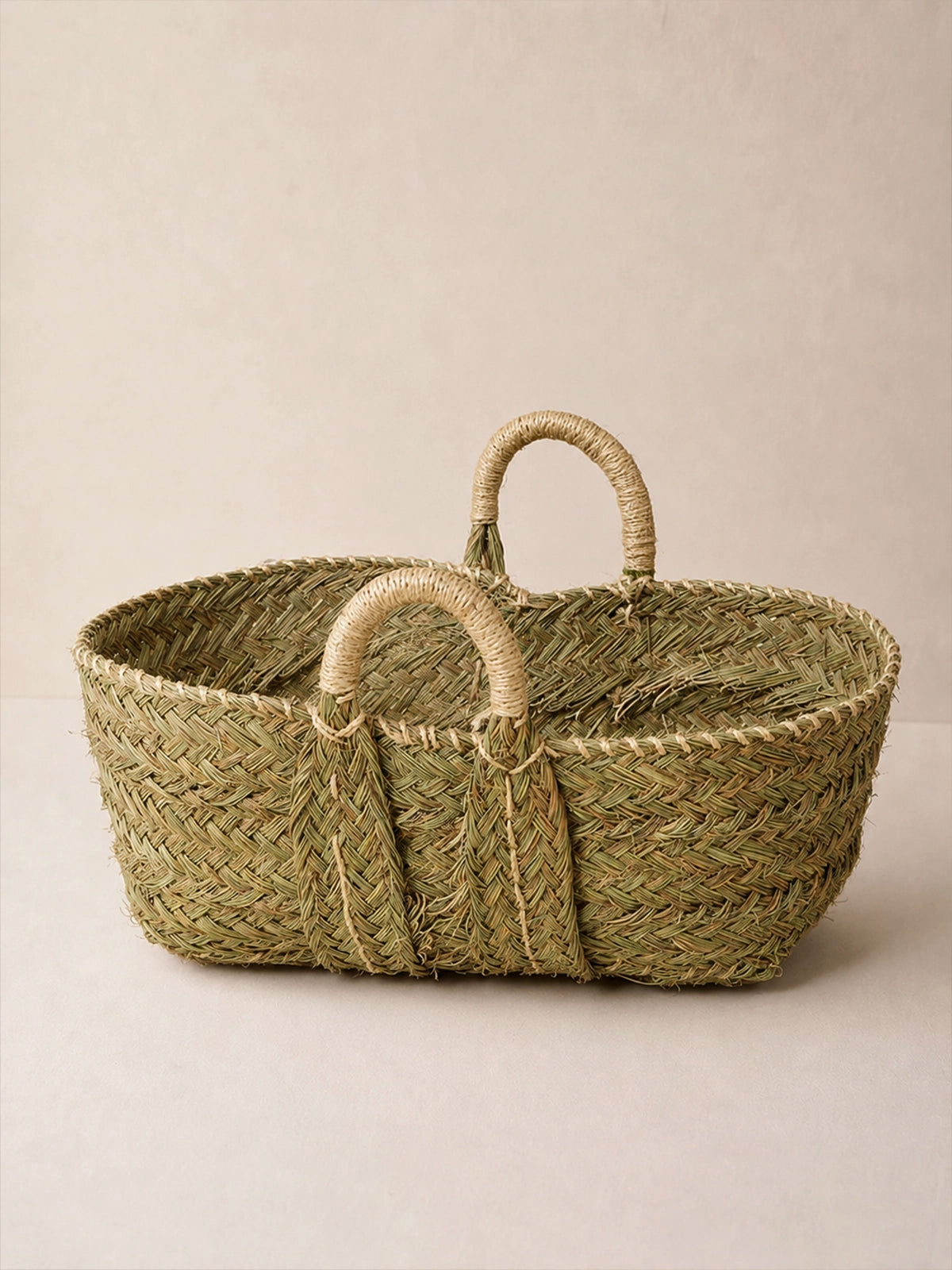 Cesta esparto asas