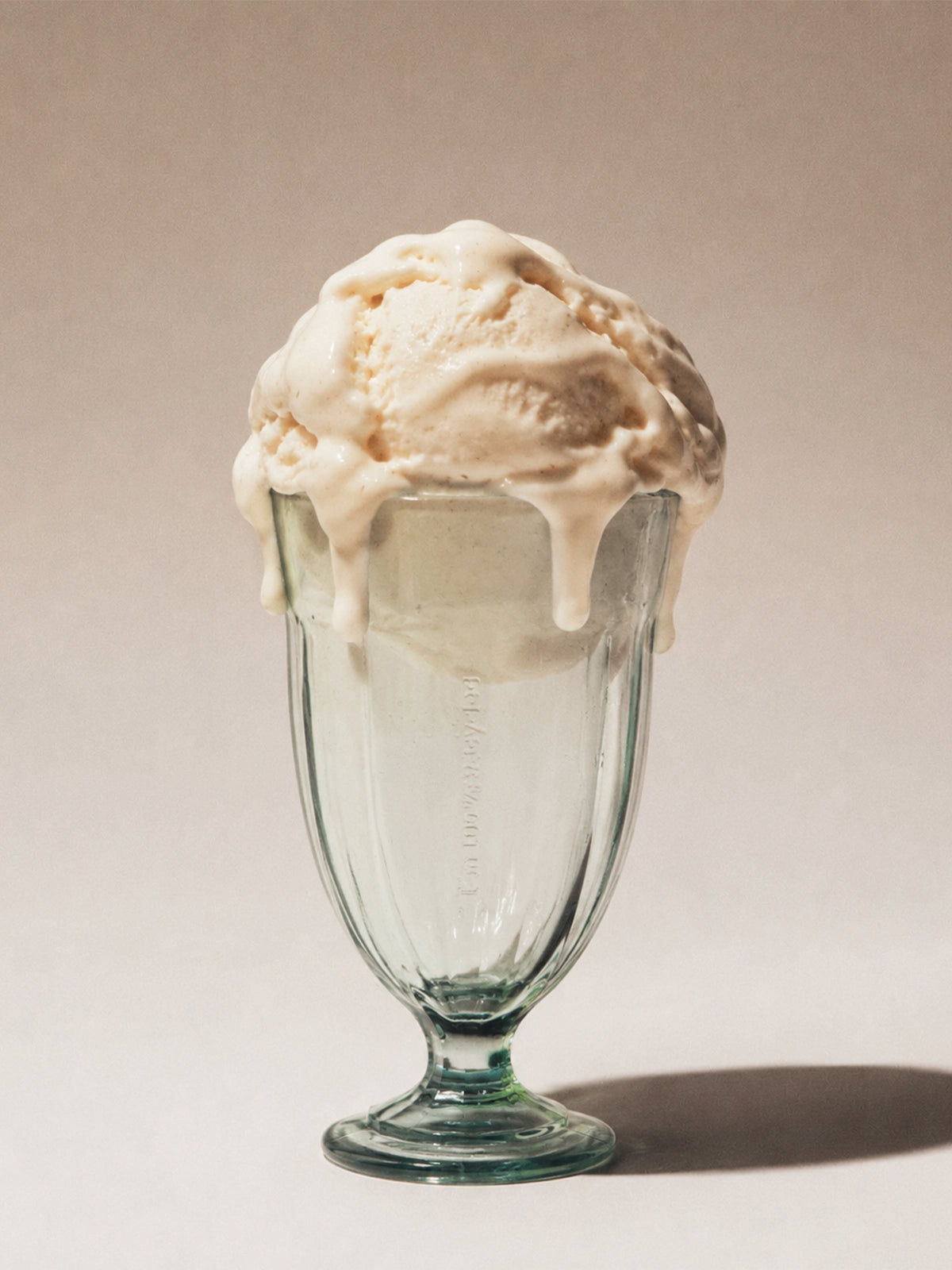 Copa de helado de vidrio reciclado para smoothies y postres 400 ml