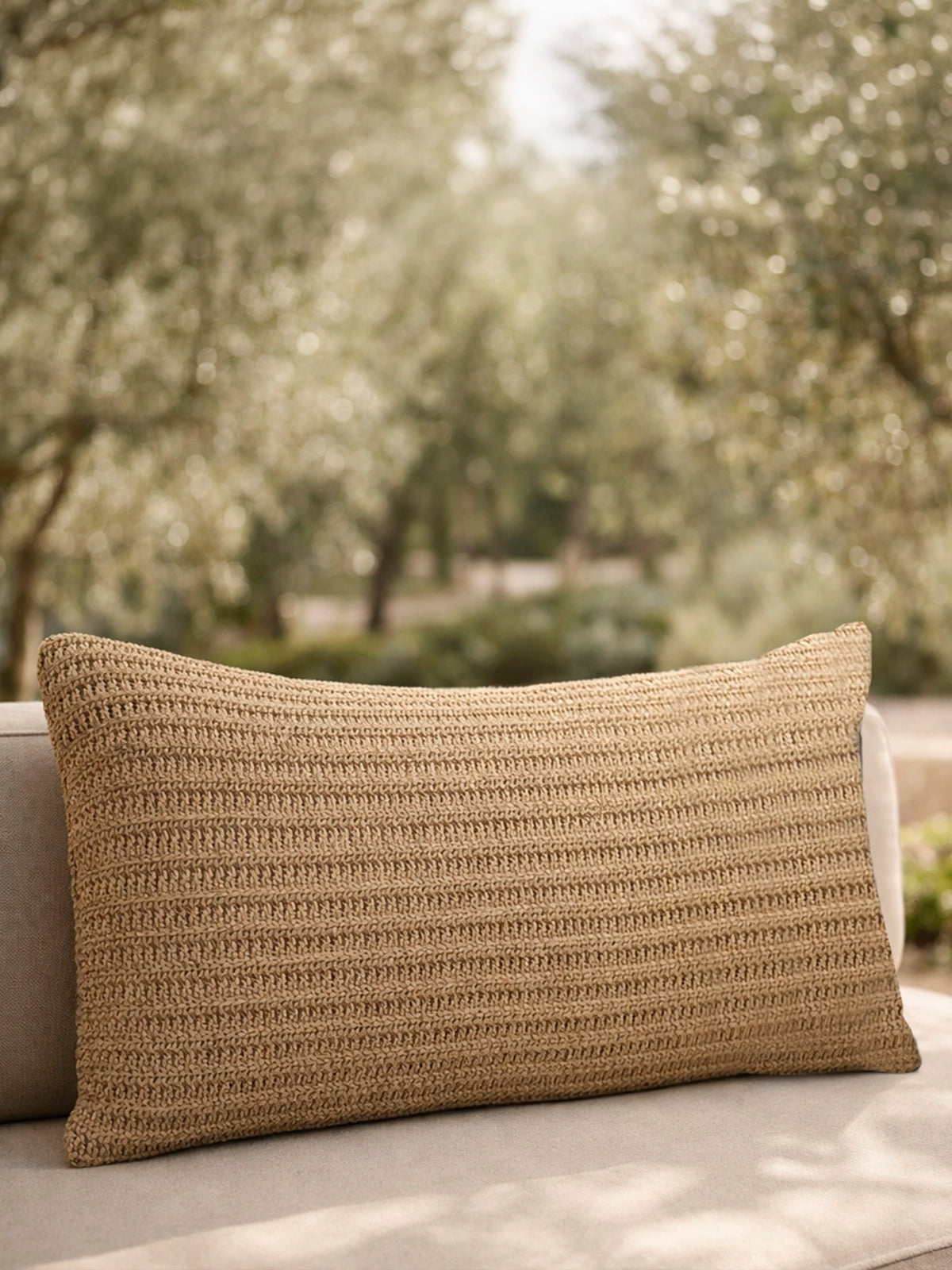 Funda de cojín para exterior Macarena 30x50cm
