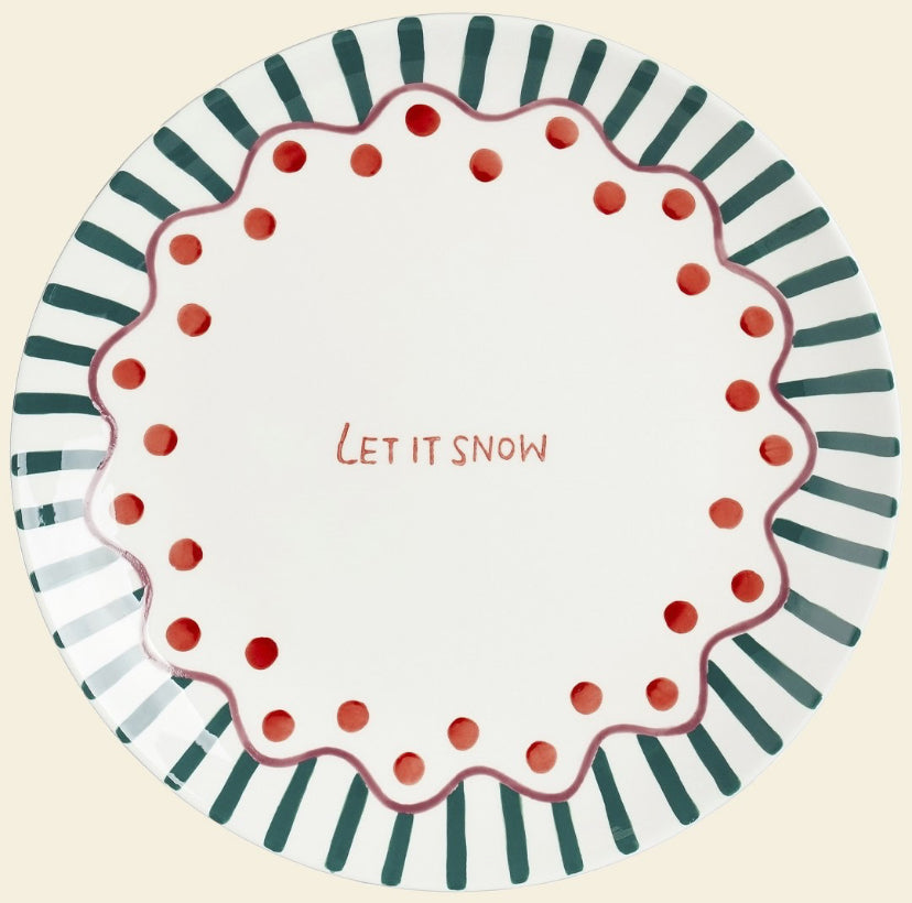 Plato nadiveño de cerámica