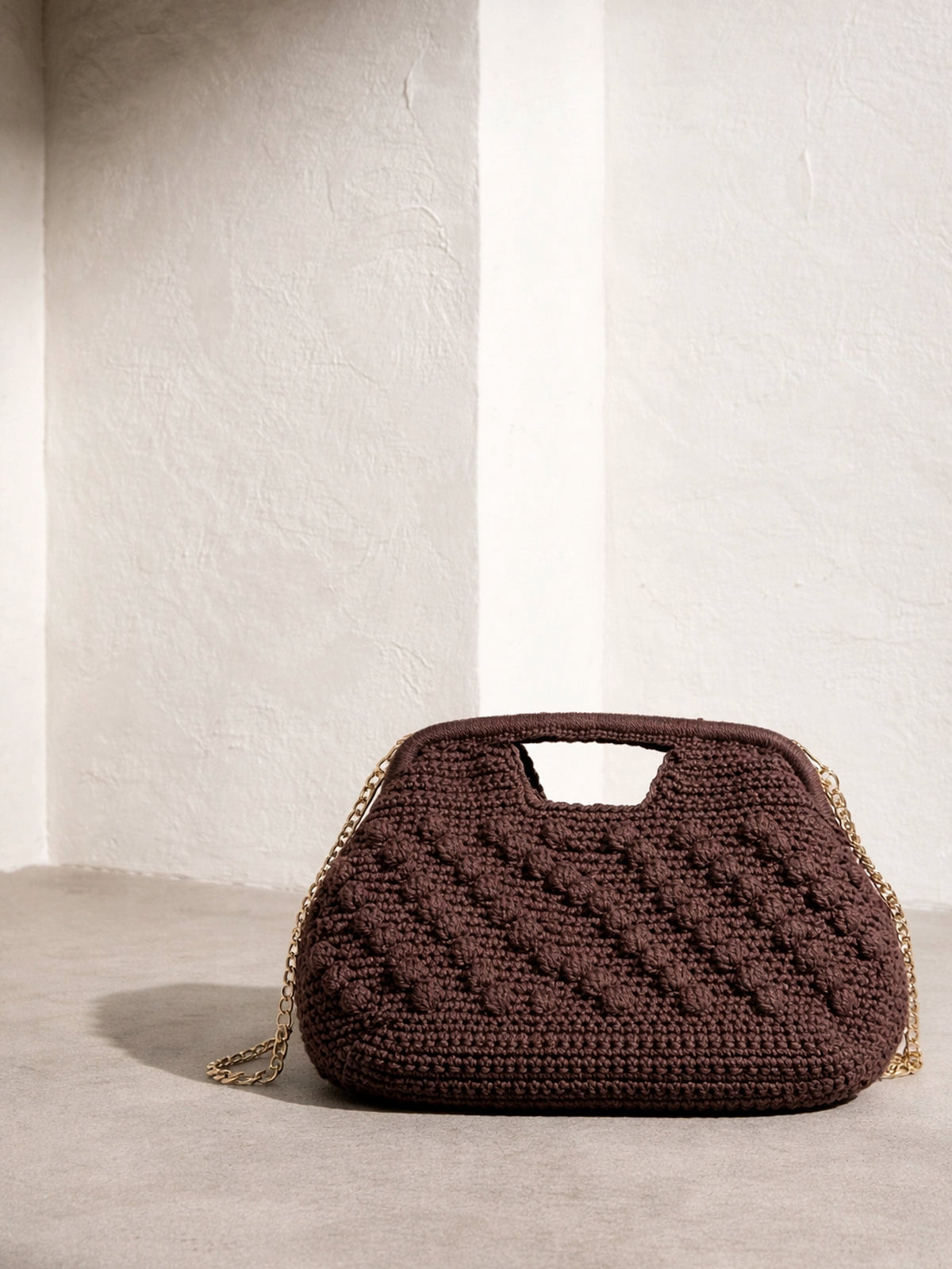 Bolso Clutch Nara de crochet en algodón