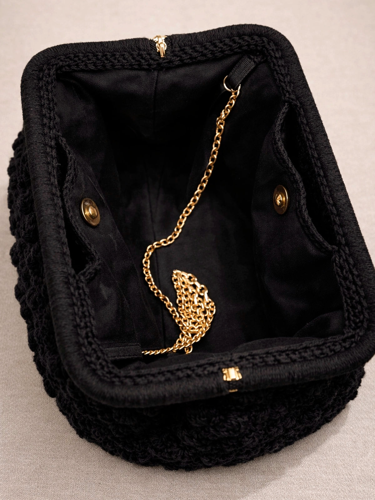 Bolso Clutch Nara de crochet en algodón