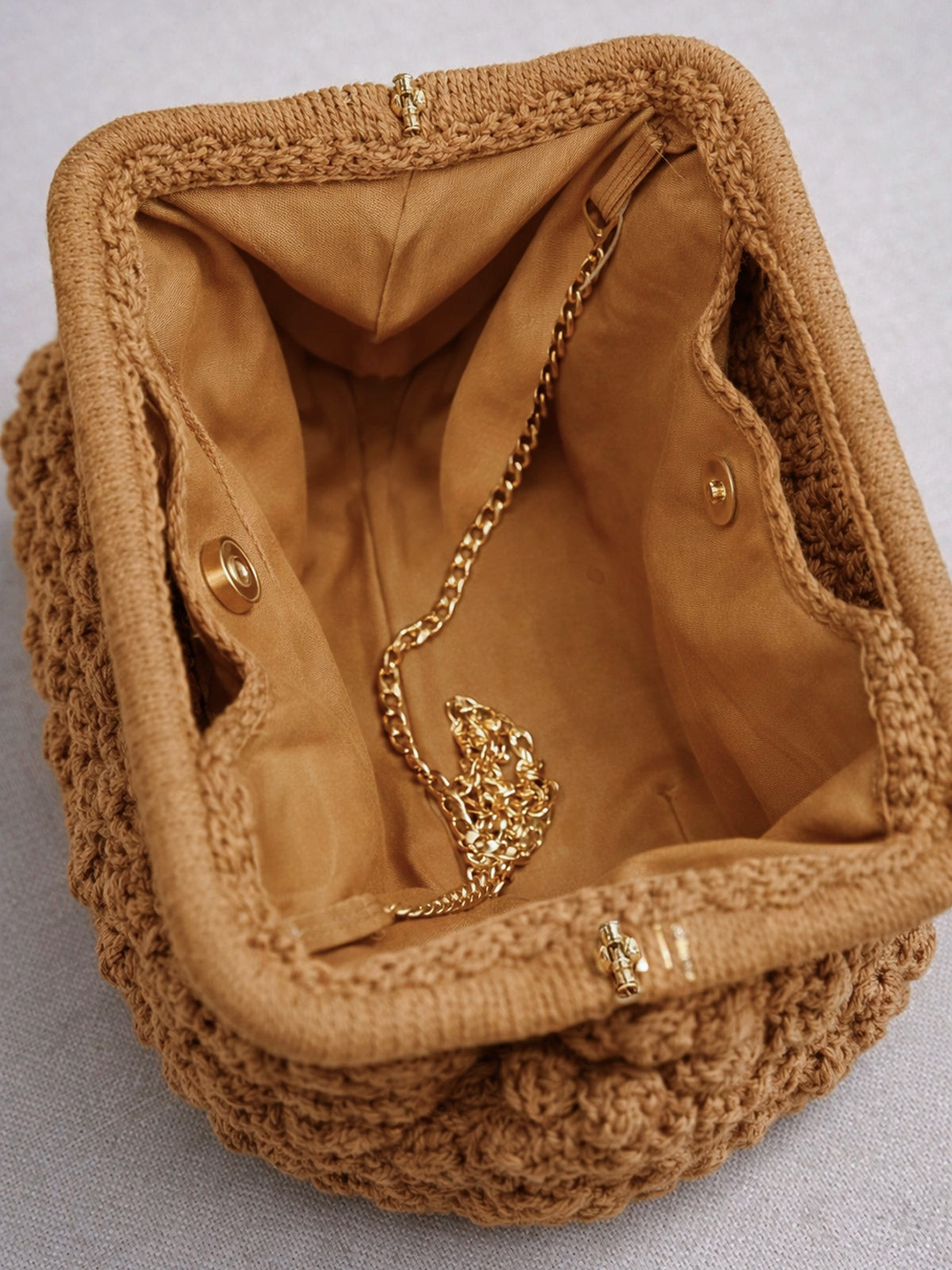 Bolso Clutch Nara de crochet en algodón