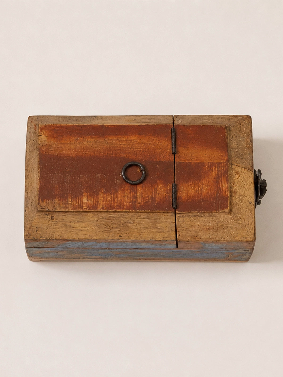 Joyero Antique de madera con espejo 29 x 15 x 10 cm