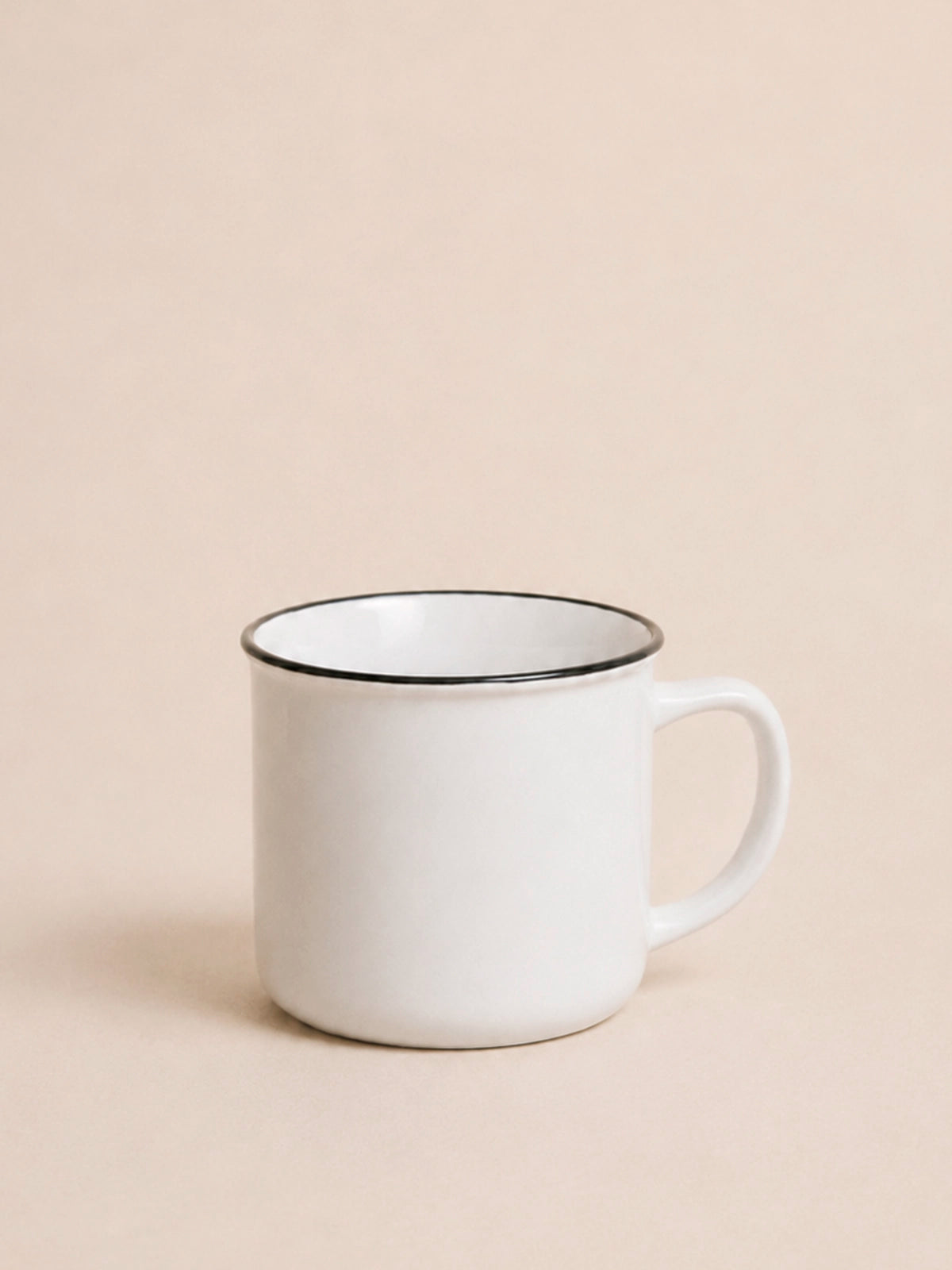 Juego de 6 tazas de café de gres esmaltado – 8 cm