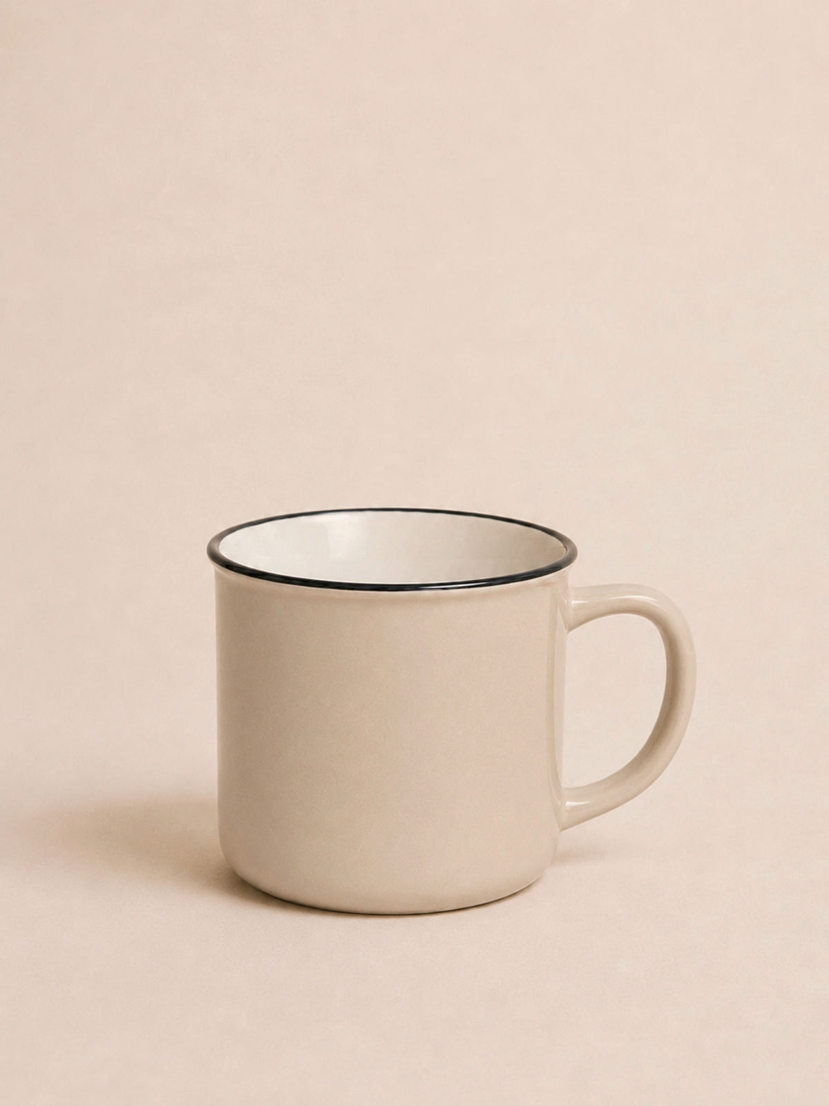 Juego de 6 tazas de café de gres esmaltado – 8 cm