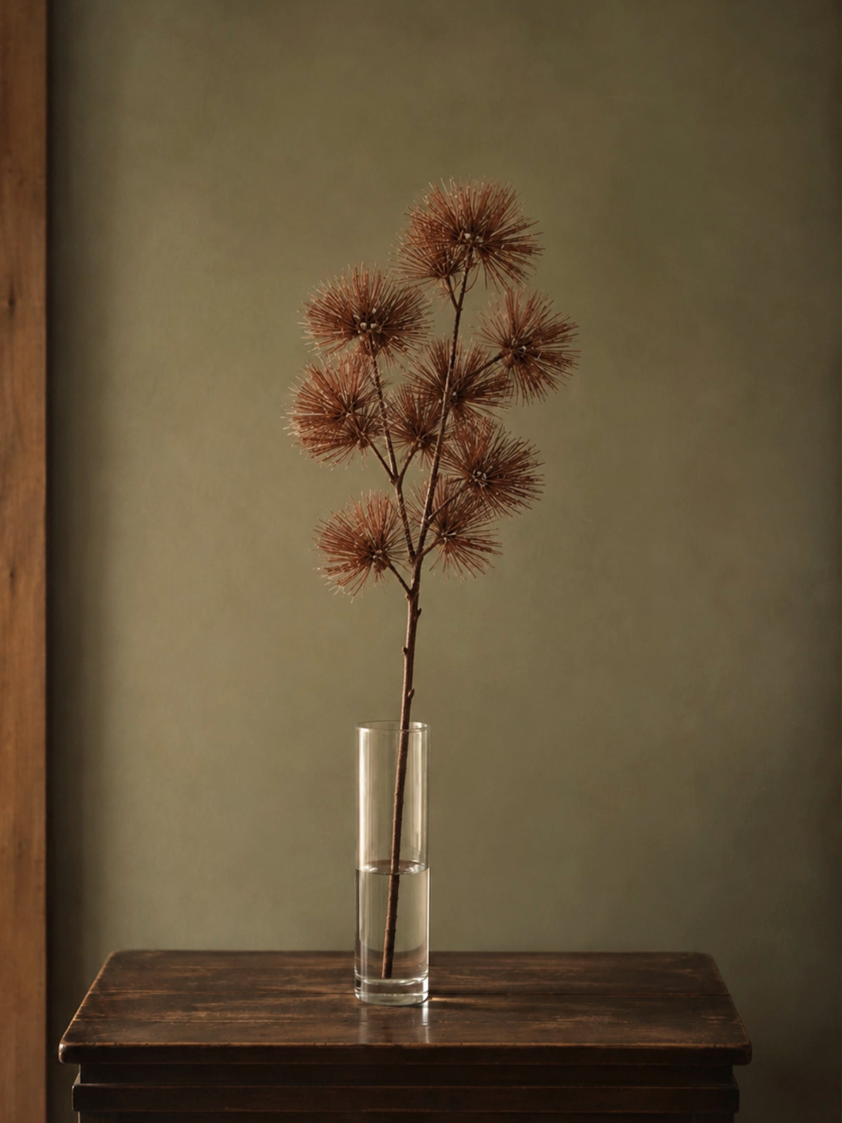 Rama Decorativa de Púas Otoñales Color Tierra – 21 cm