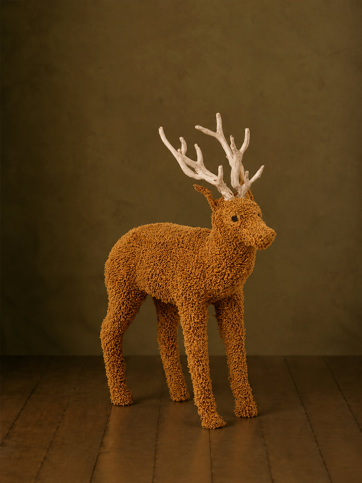 Reno Rizo de Algodón Marrón Camel 50 cm