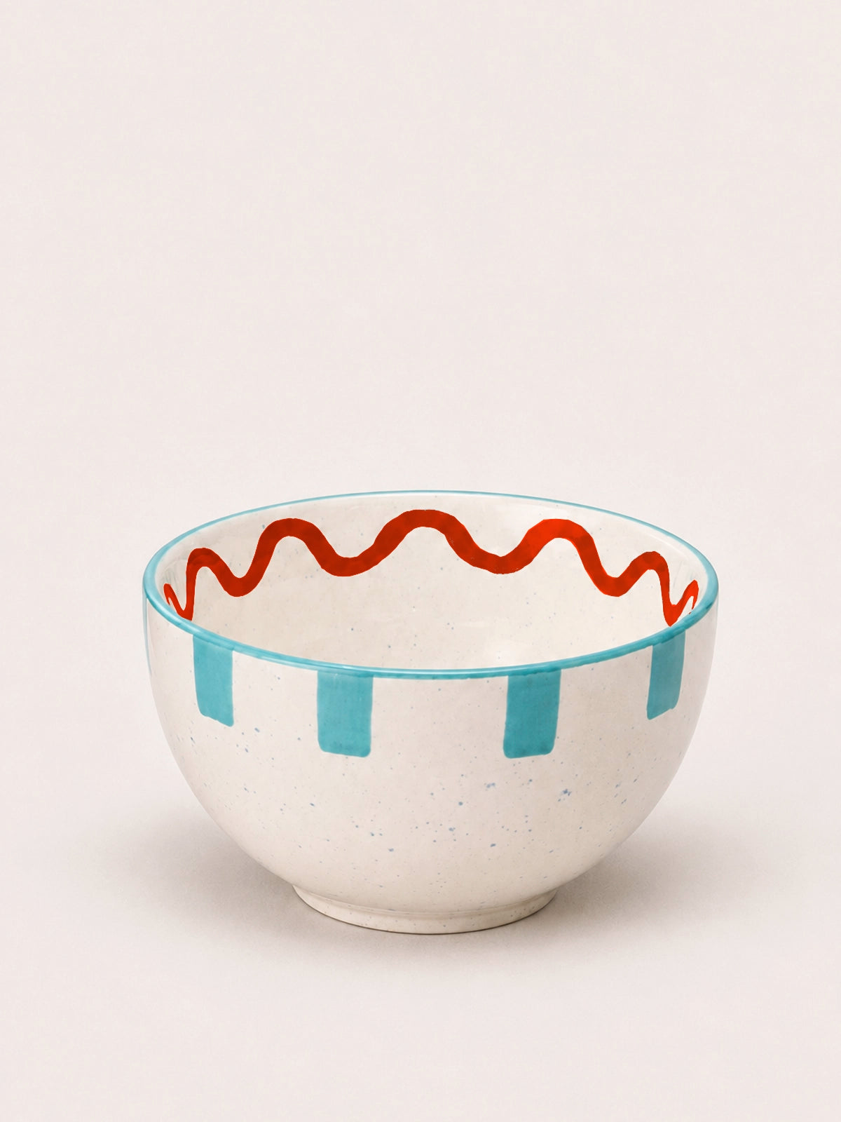 Set de 2 boles de cerámica mediterráneos – 10 x 6 cm