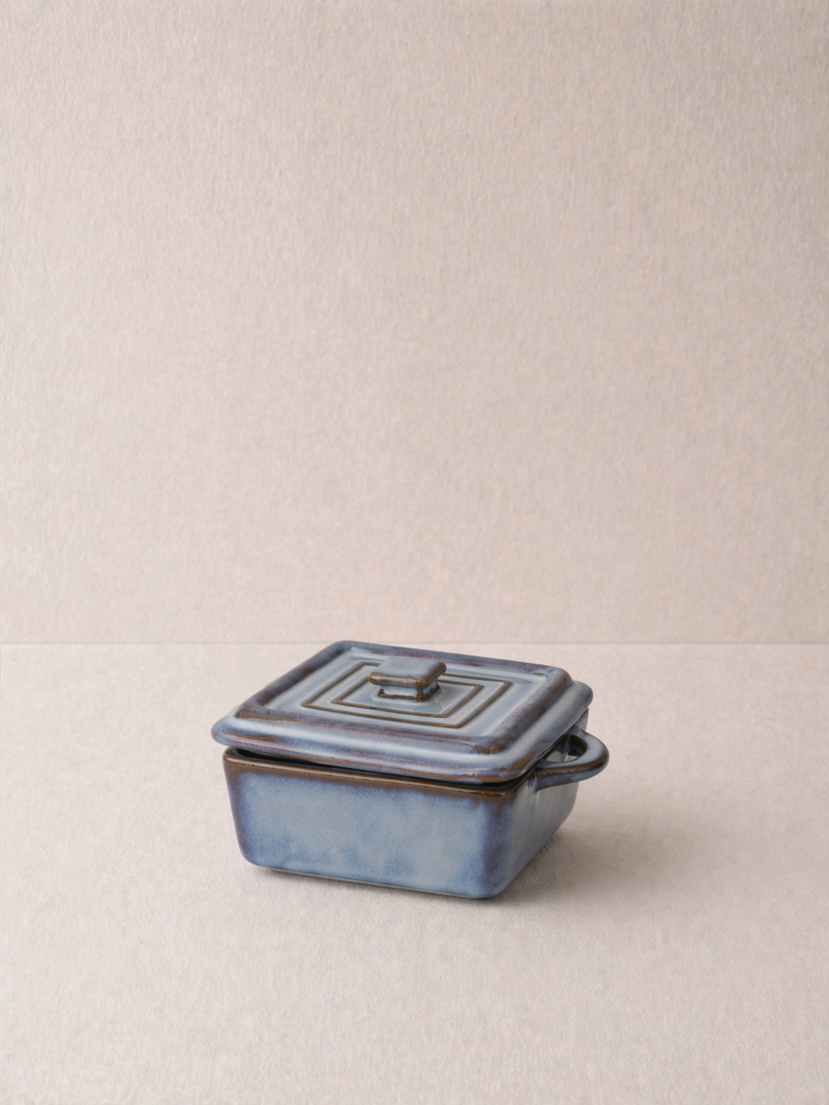 Set de 4 Mini Ollas de Cerámica con Tapa 14x10 cm | Cuencos para Aperitivos, Salsas y Guarniciones