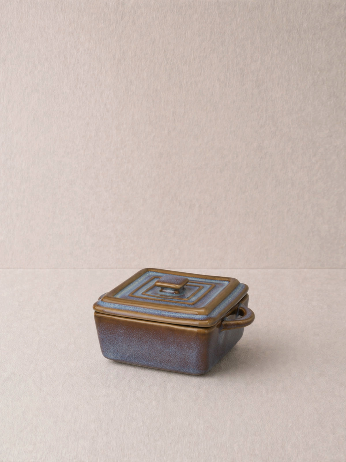 Set de 4 Mini Ollas de Cerámica con Tapa 14x10 cm | Cuencos para Aperitivos, Salsas y Guarniciones
