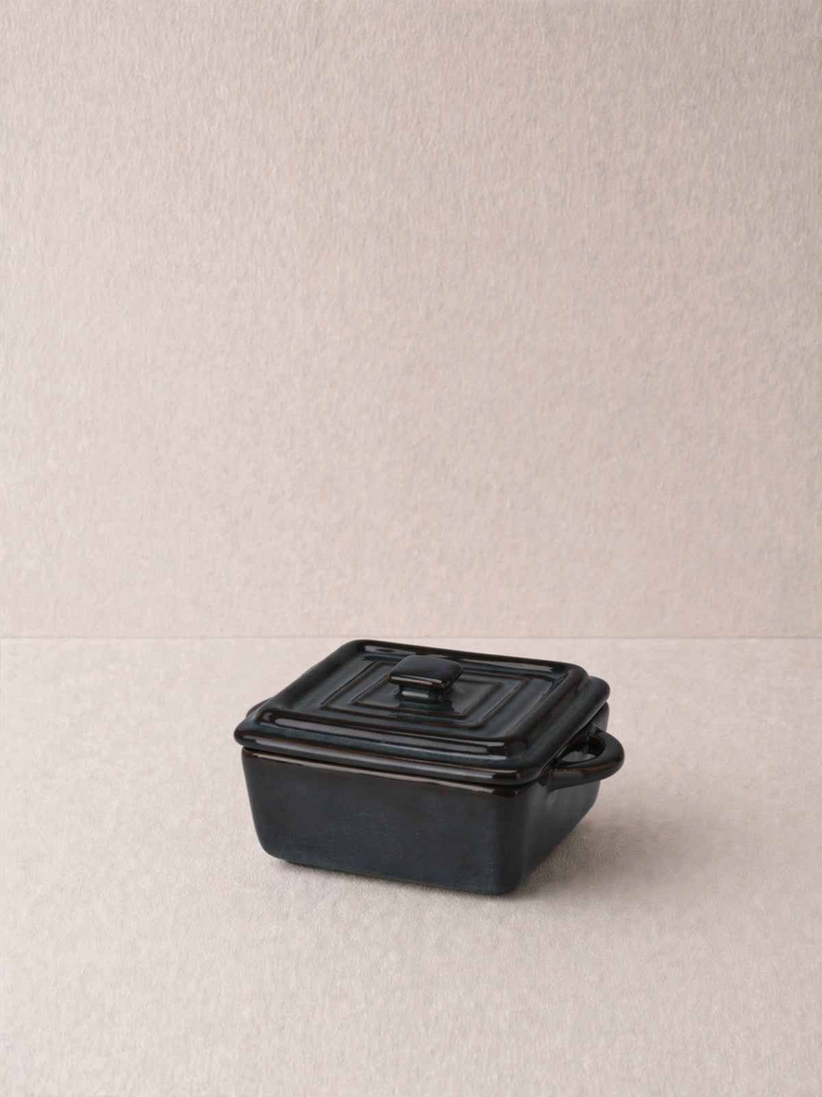Set de 4 Mini Ollas de Cerámica con Tapa 14x10 cm | Cuencos para Aperitivos, Salsas y Guarniciones