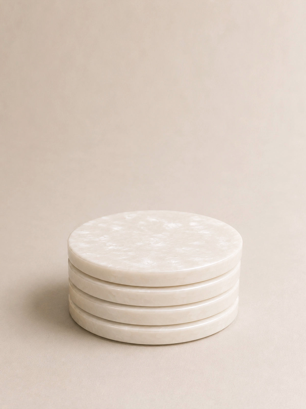 Set de 4 Posavasos Nacar de resina