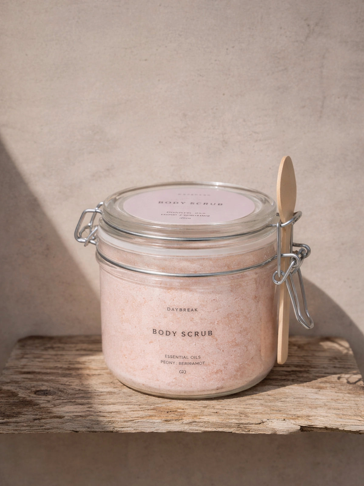 Tarro de crema exfoliante aromas