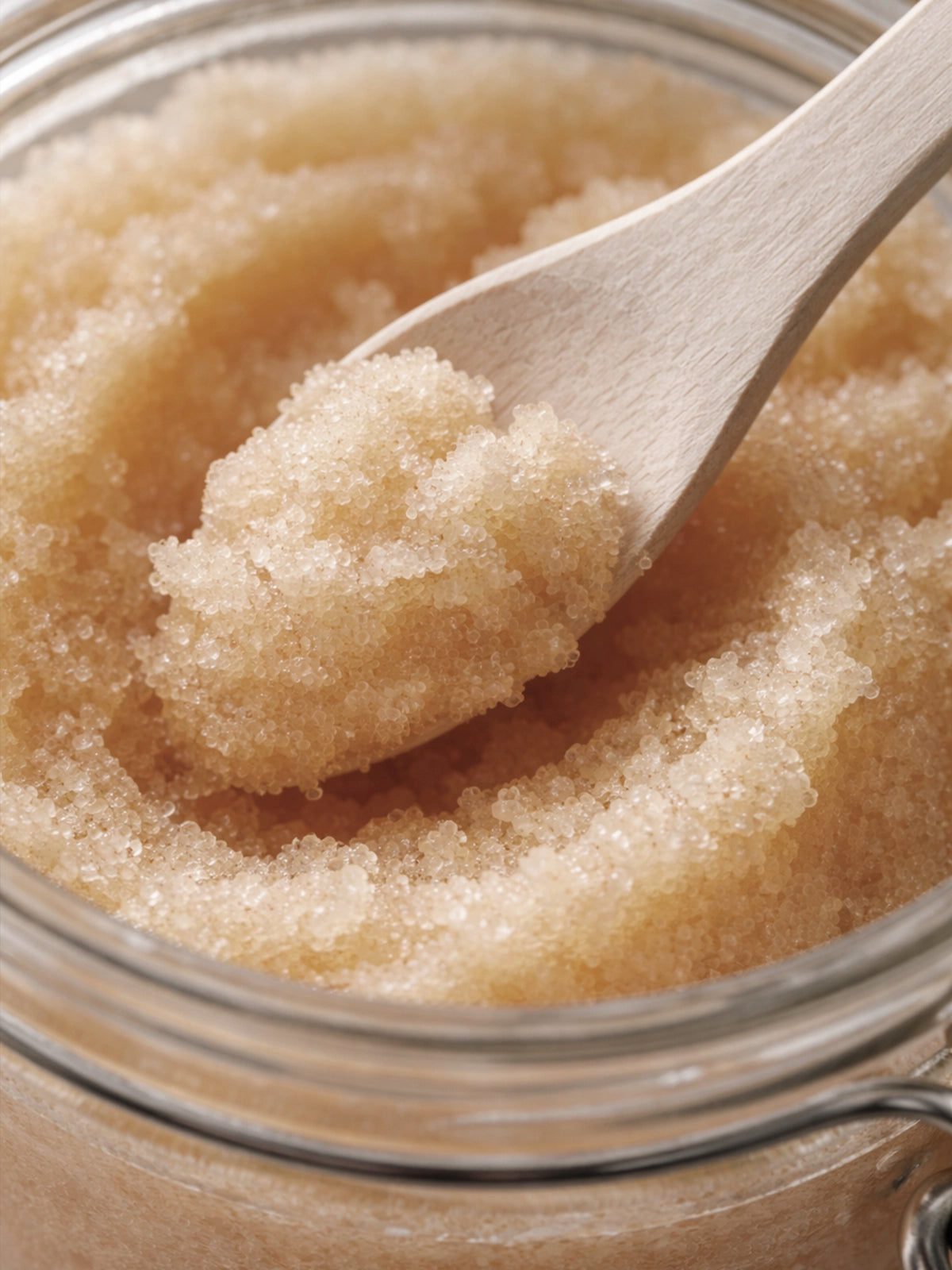 Tarro de crema exfoliante aromas