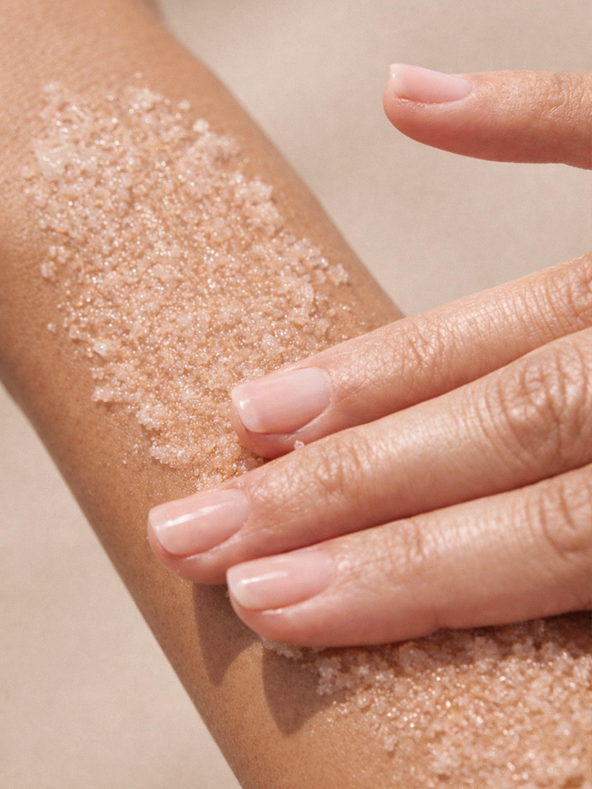 Tarro de crema exfoliante aromas