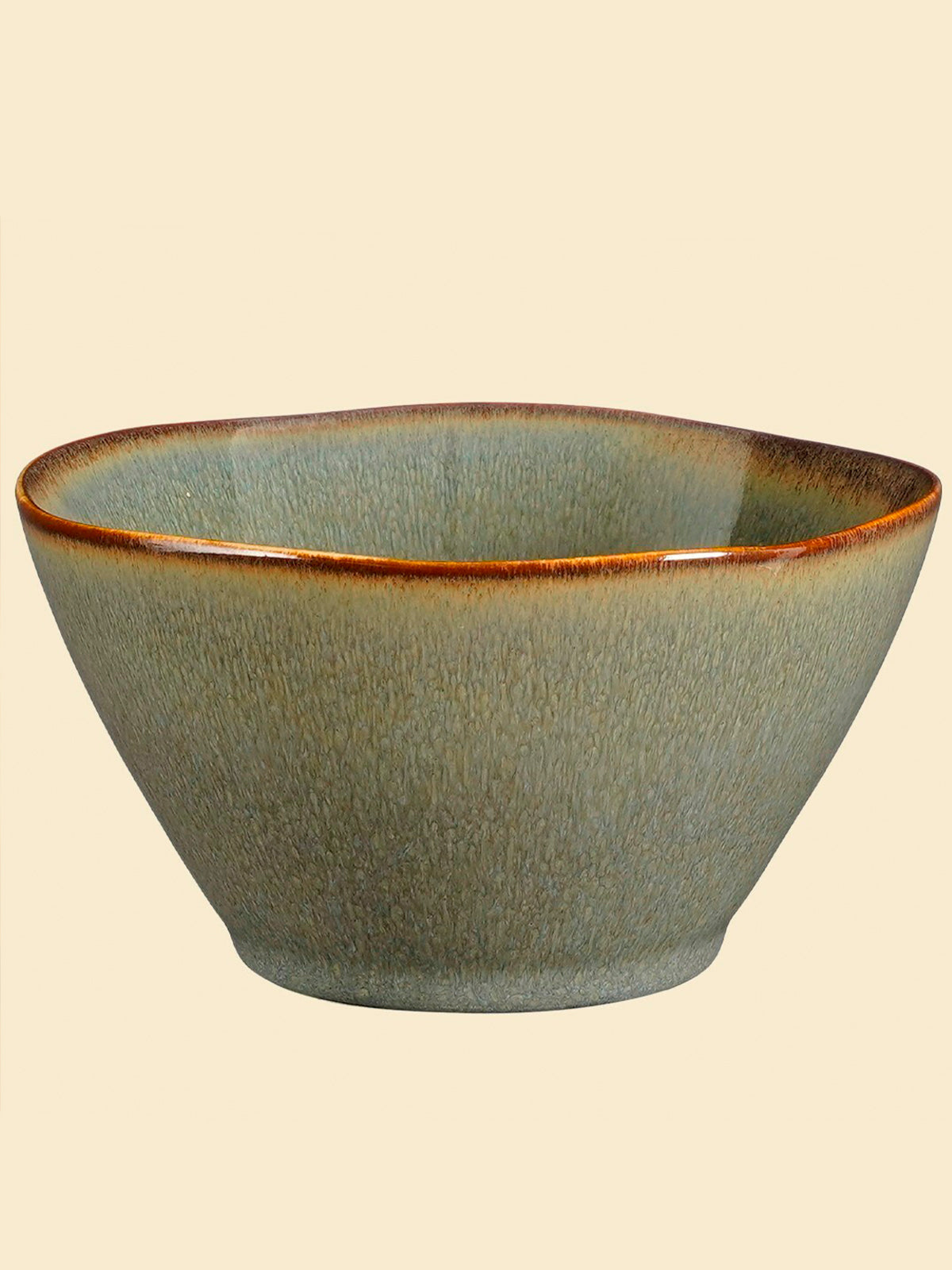 Bol verde jade de cerámica perfecto para aperitivos