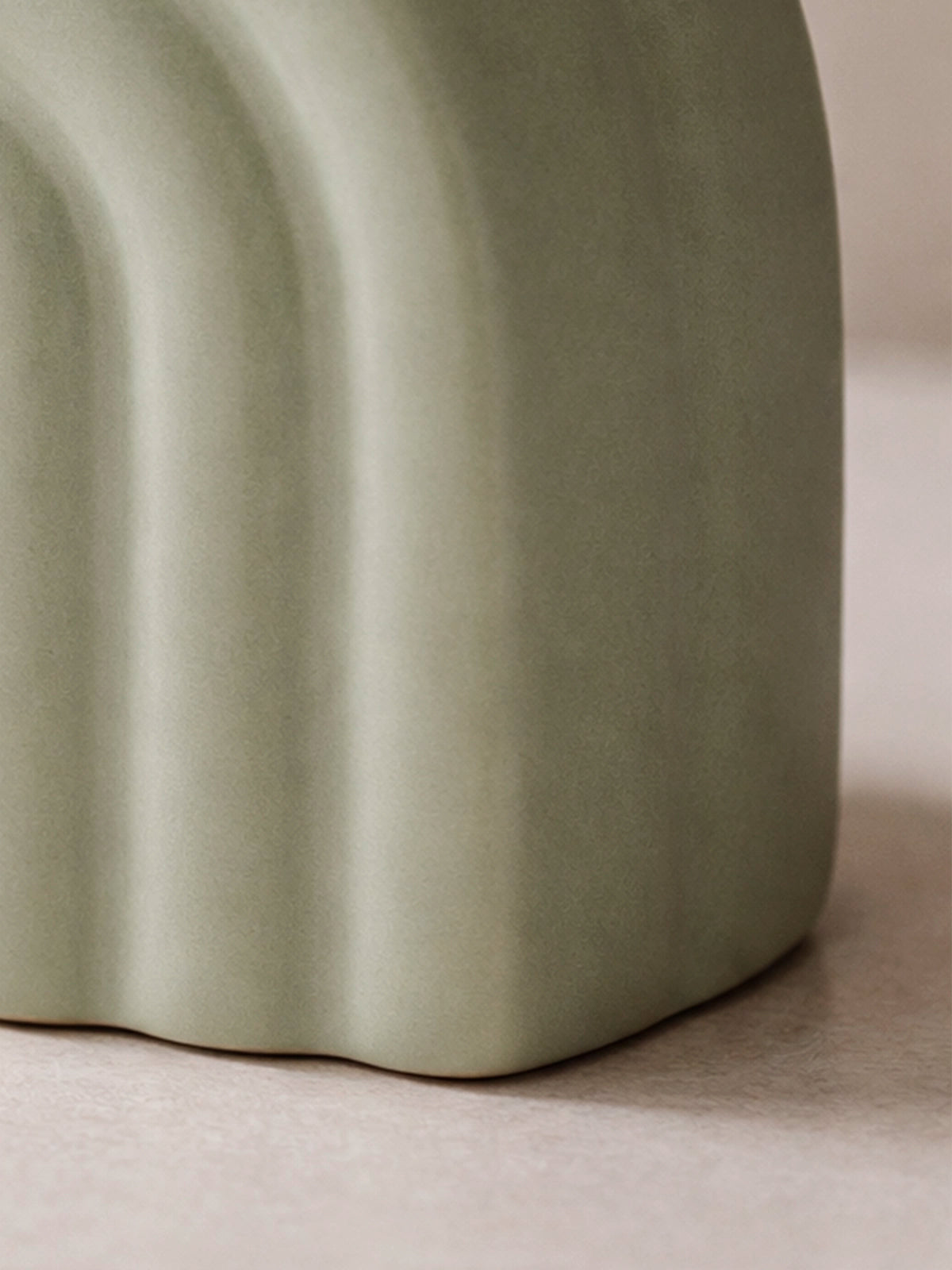 Dosificador de jabón de gres diseño arco