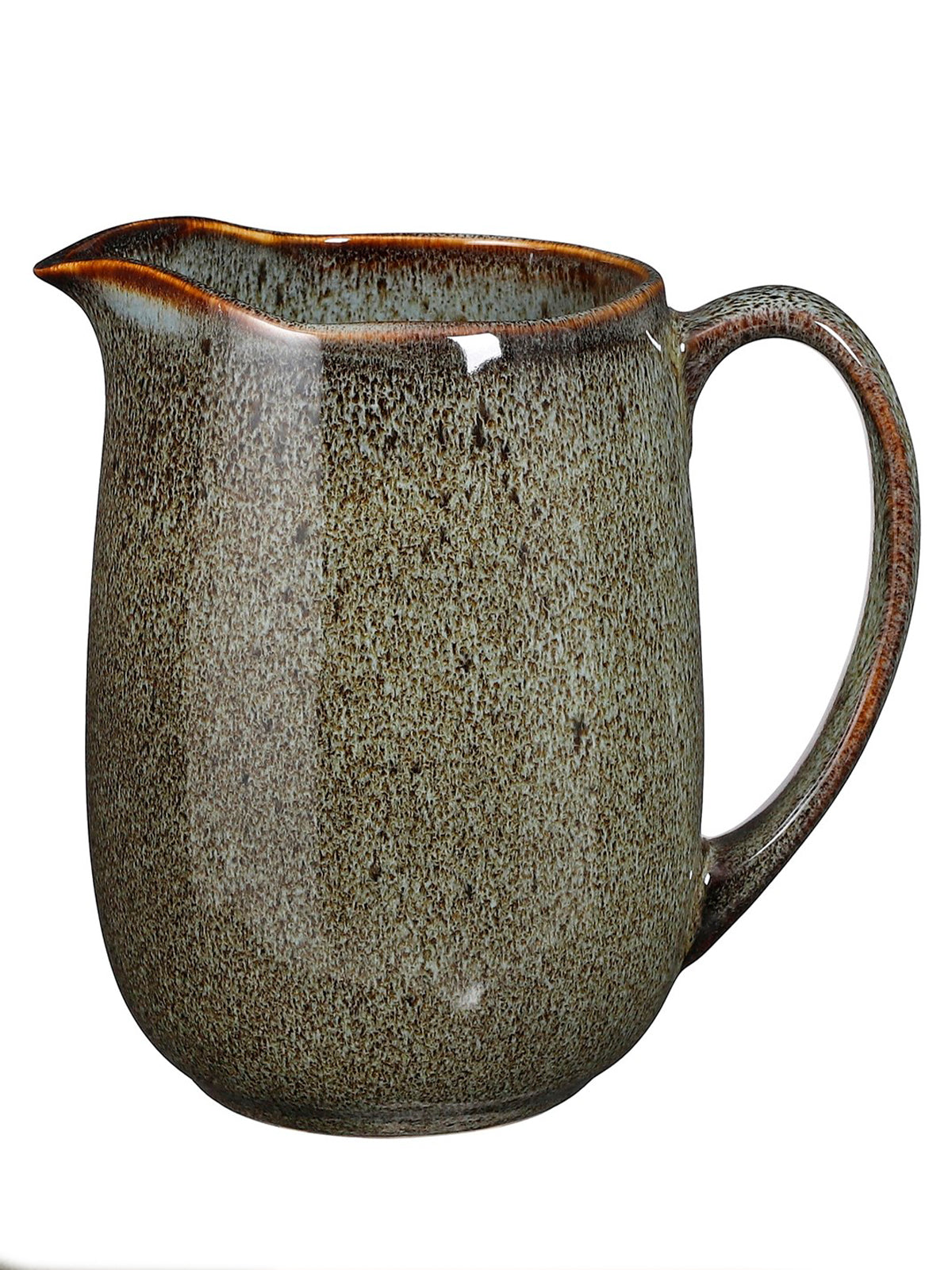 Jarra color verde jade de ceramica perfecta para la hora del té